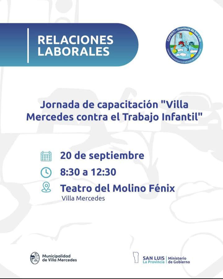 Jornada de capacitación contra el trabajo infantil